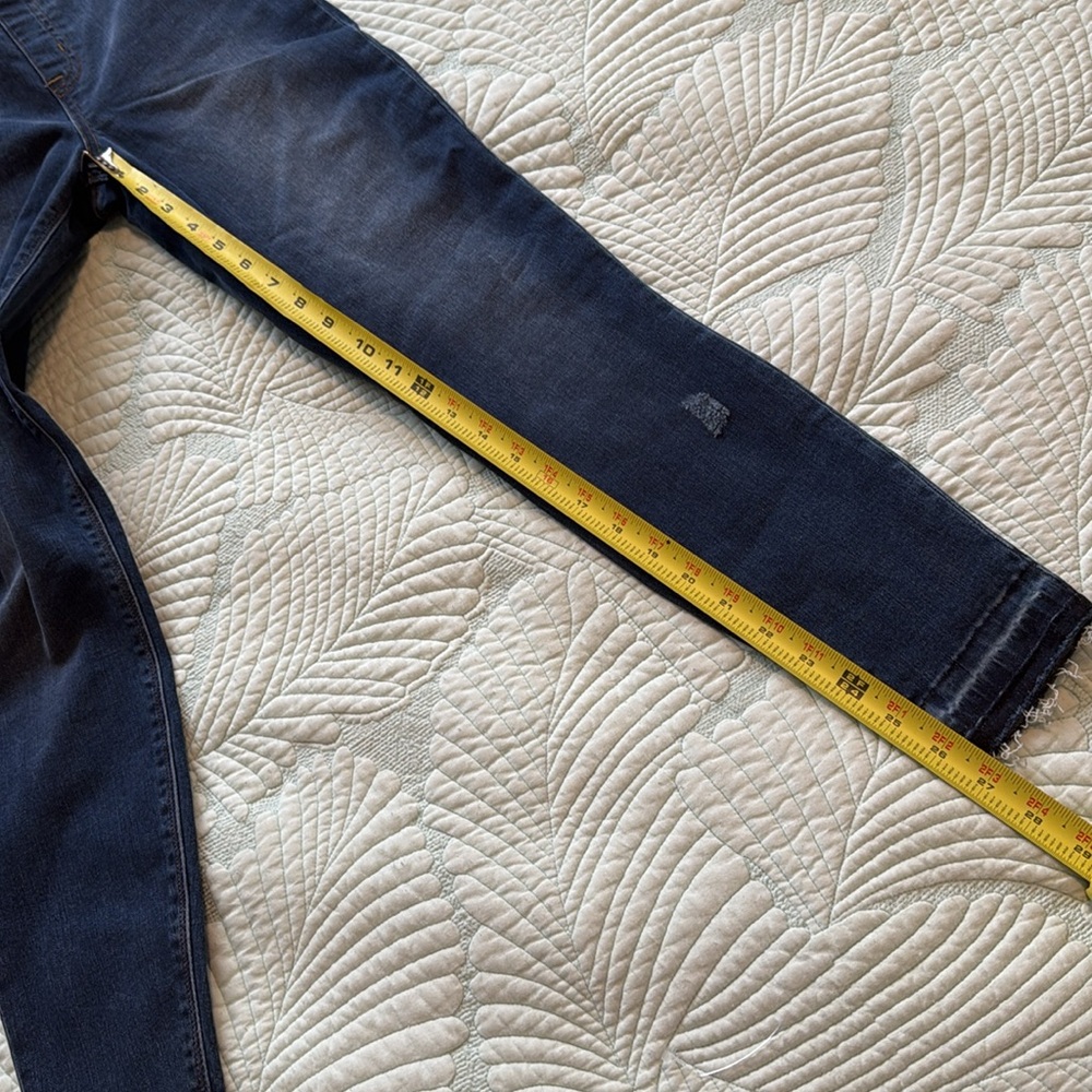 Spanx Distressed Ankle High Rise Pull On Skinny Jeans size S/P - Picture 10 of 13